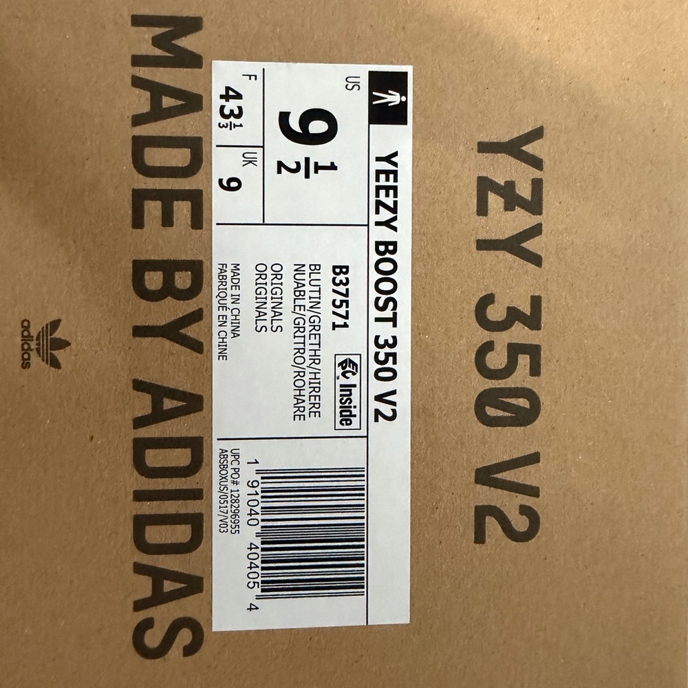 Adidas Yeezy Boost 350 V2 “Blue Tint” Size 9.5 Worn Once - Picture 8 of 9